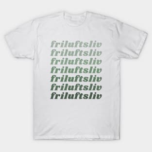 Friluftsliv in Green T-Shirt